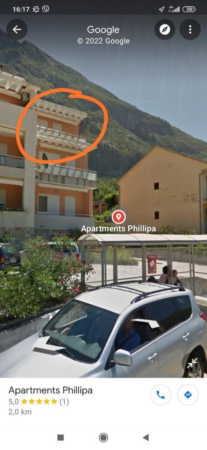 Apartman Phillipa Kotor Exteriör bild
